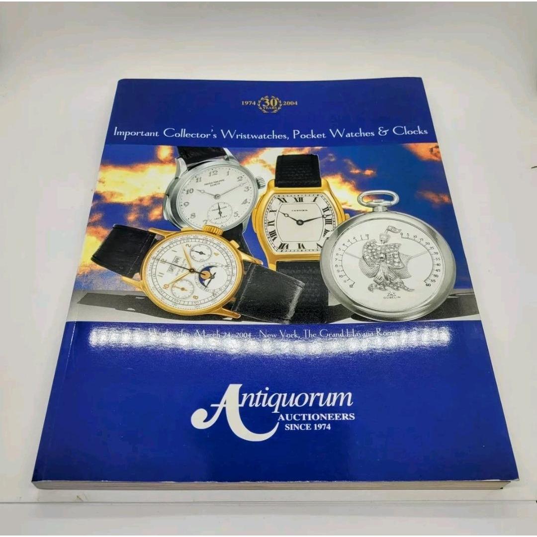 Antiquorum Auctioneers Ltd. New York 2004 Catalog Wrist and Pocket Watches