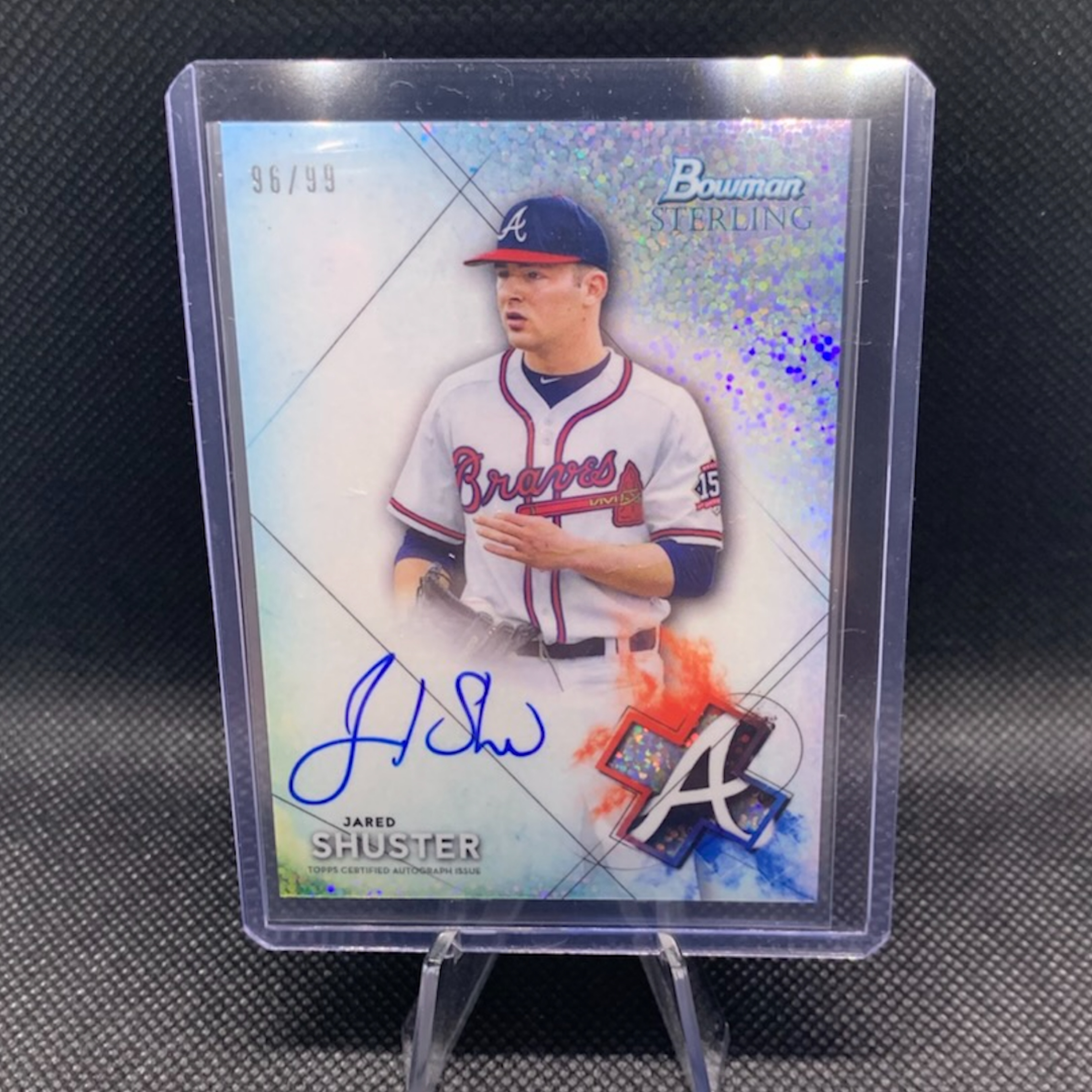 2021 Bowman Sterling Jared Shuster Speckle Refractor Auto /99