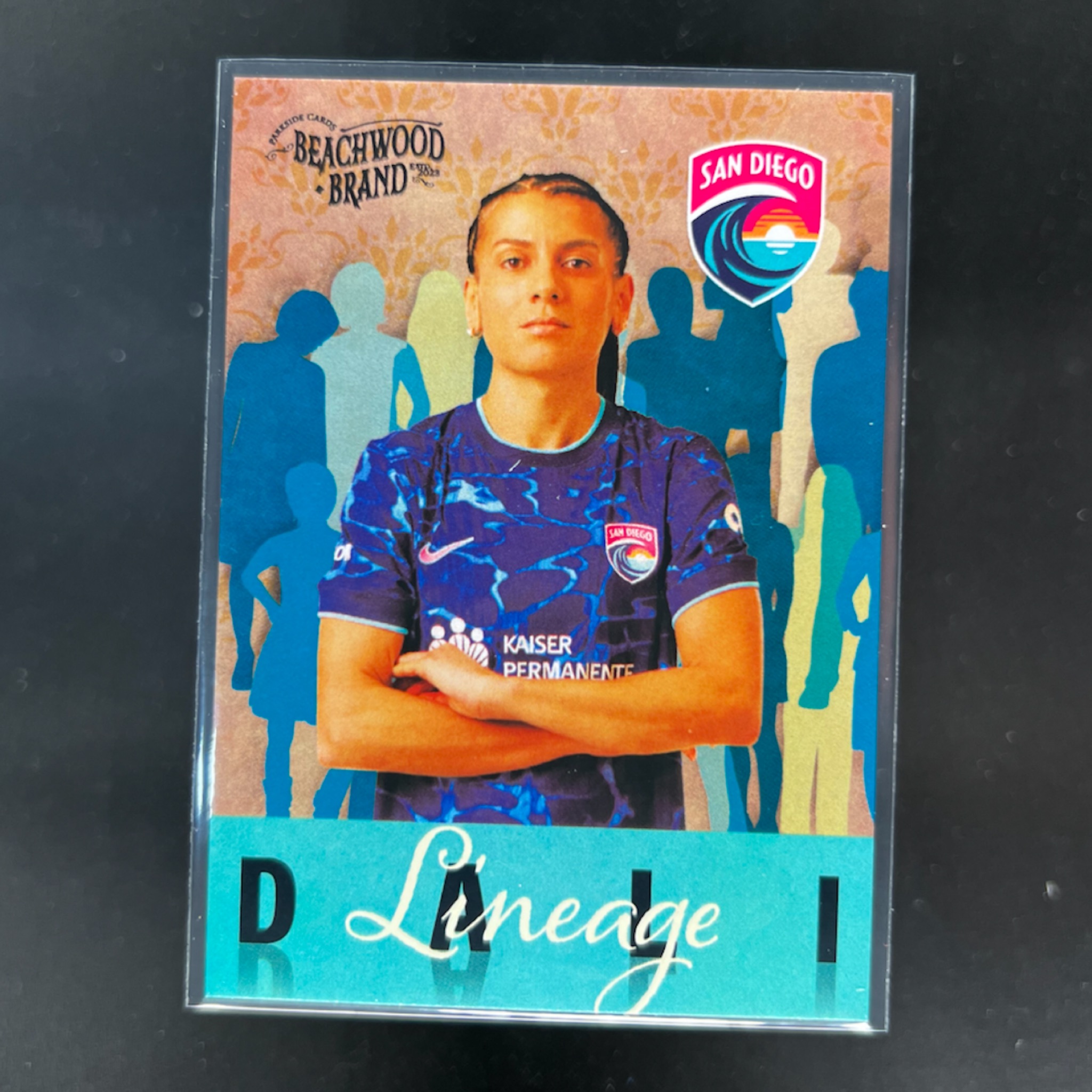 Kenza Dali 2025 Parkside Beachwood Brand Lineage Soccer Card