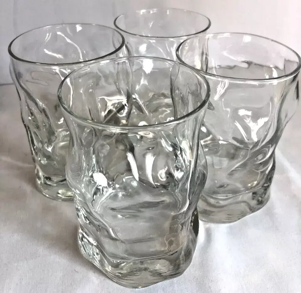 Bormioli Rocco Sorgente 10.25oz Rocks Glass Bar Barware Dimpled ...
