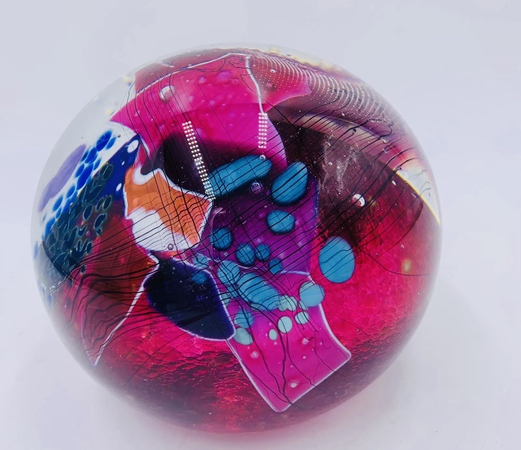 09-1993-eric-brakken-glasshouse-studio-art-glass-magnum-paperweight