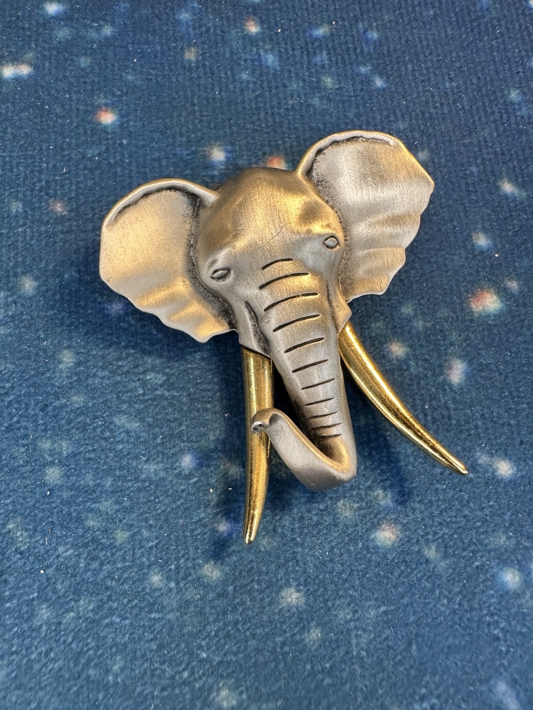 Broche épingle Chaton En Argent Brossé - Marque JJ Jonette, Bijou Bouge Pendant - Occasion En Excellent état