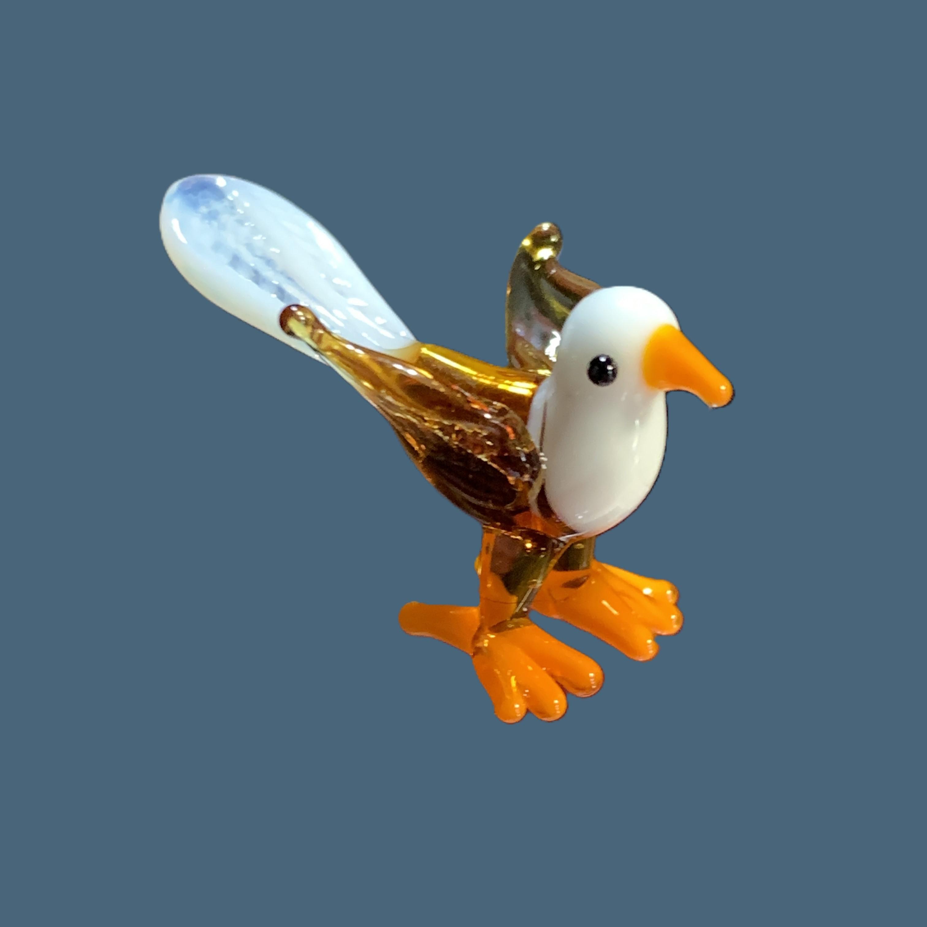 Tiny Glass Bald Eagle Glows!