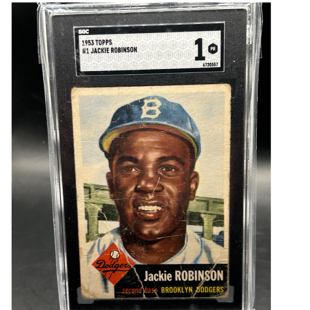 1953 Topps Jackie Robinson SGC 1!