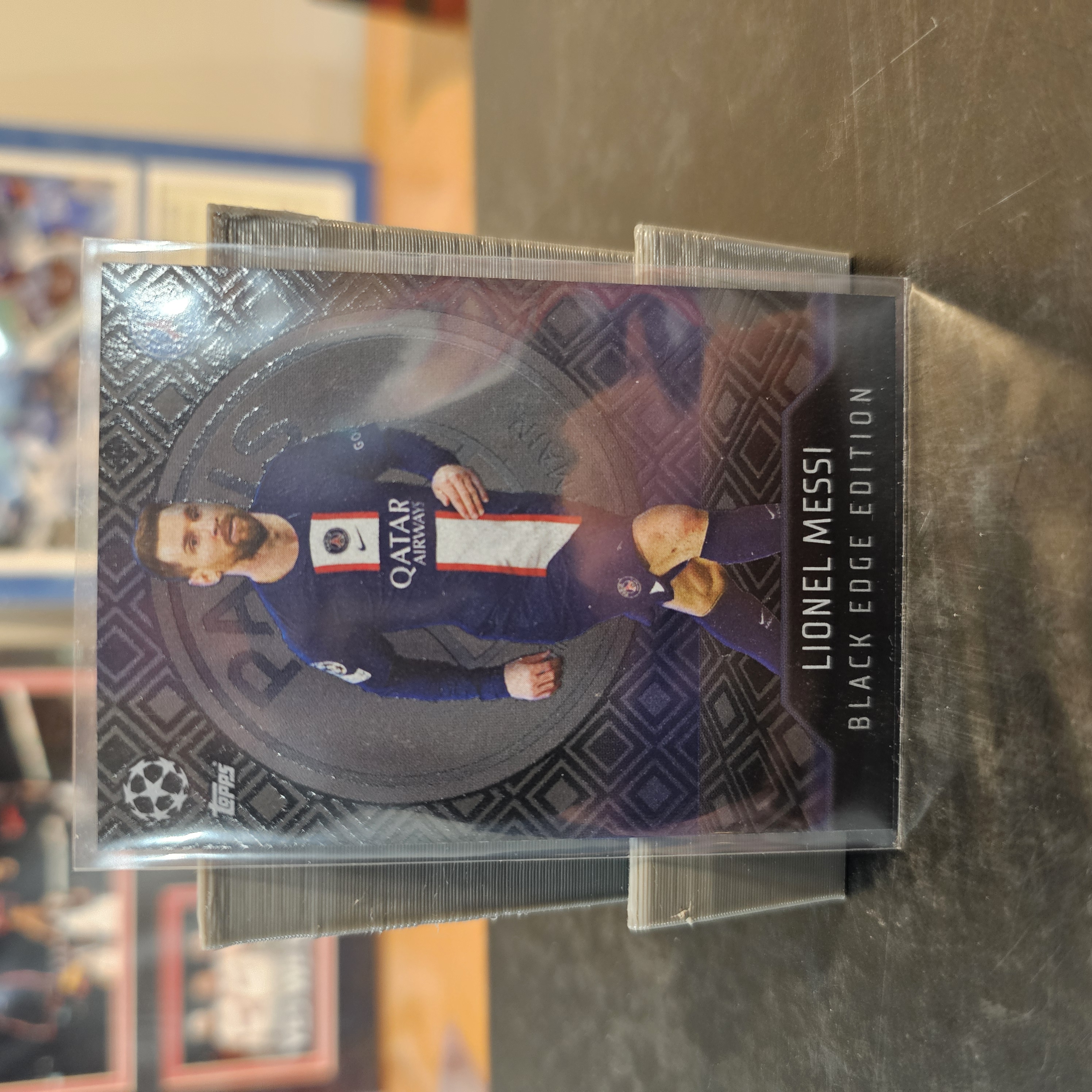 Lionel Messi - Paris Saint Germain-Black Edge Edition Topps Match