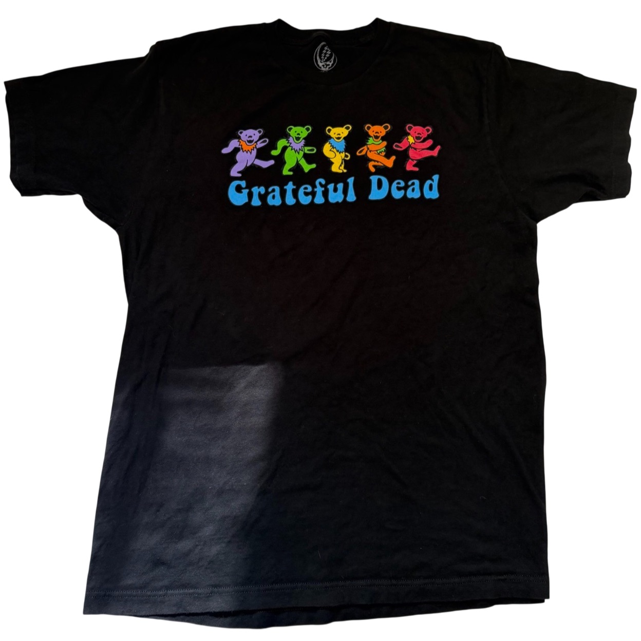 Grateful Dead Band Merch Dancing Bears Black T-Shirt Adult - L by ...