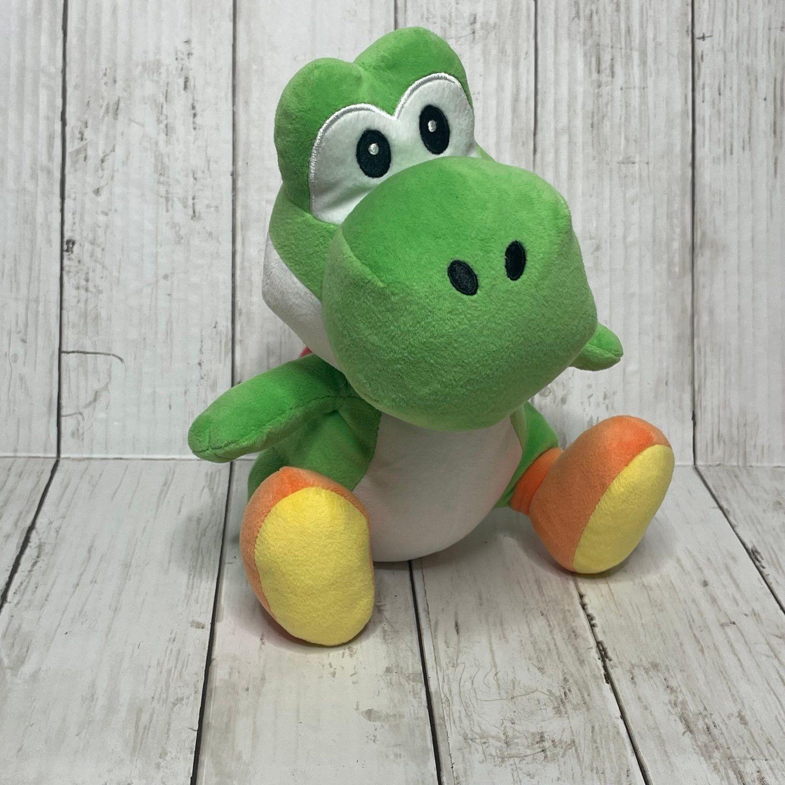Green Yoshi Plush Stuffed Toy Super Mario 11 Officially Licensed 