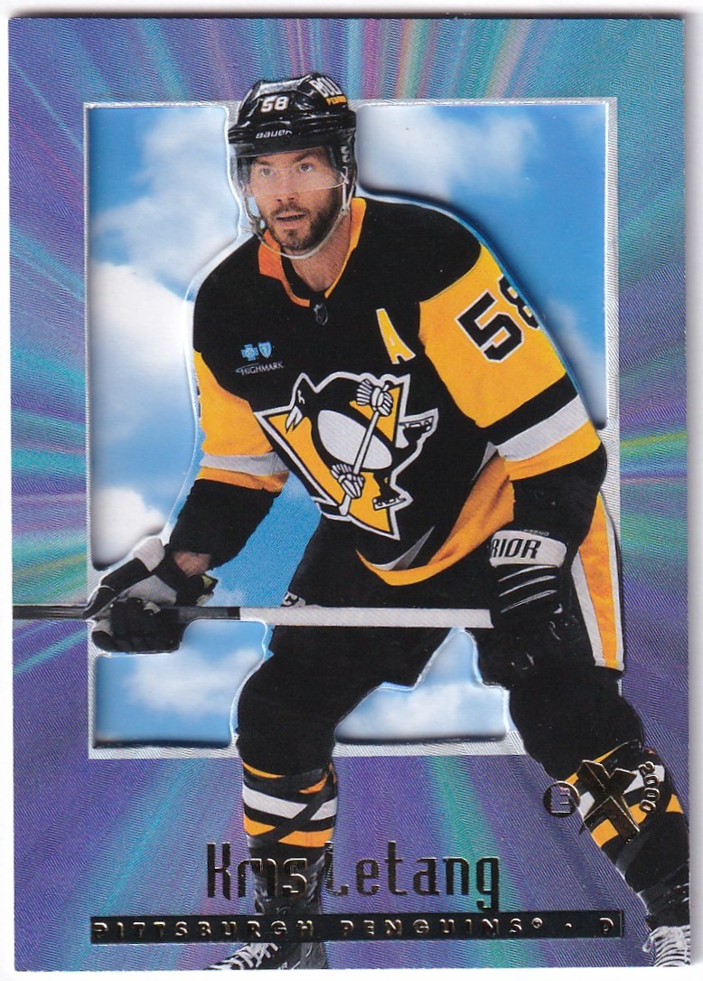 2023-24 E-X2000 #32 Kris Letang Pittsburgh Penguins Hockey Card