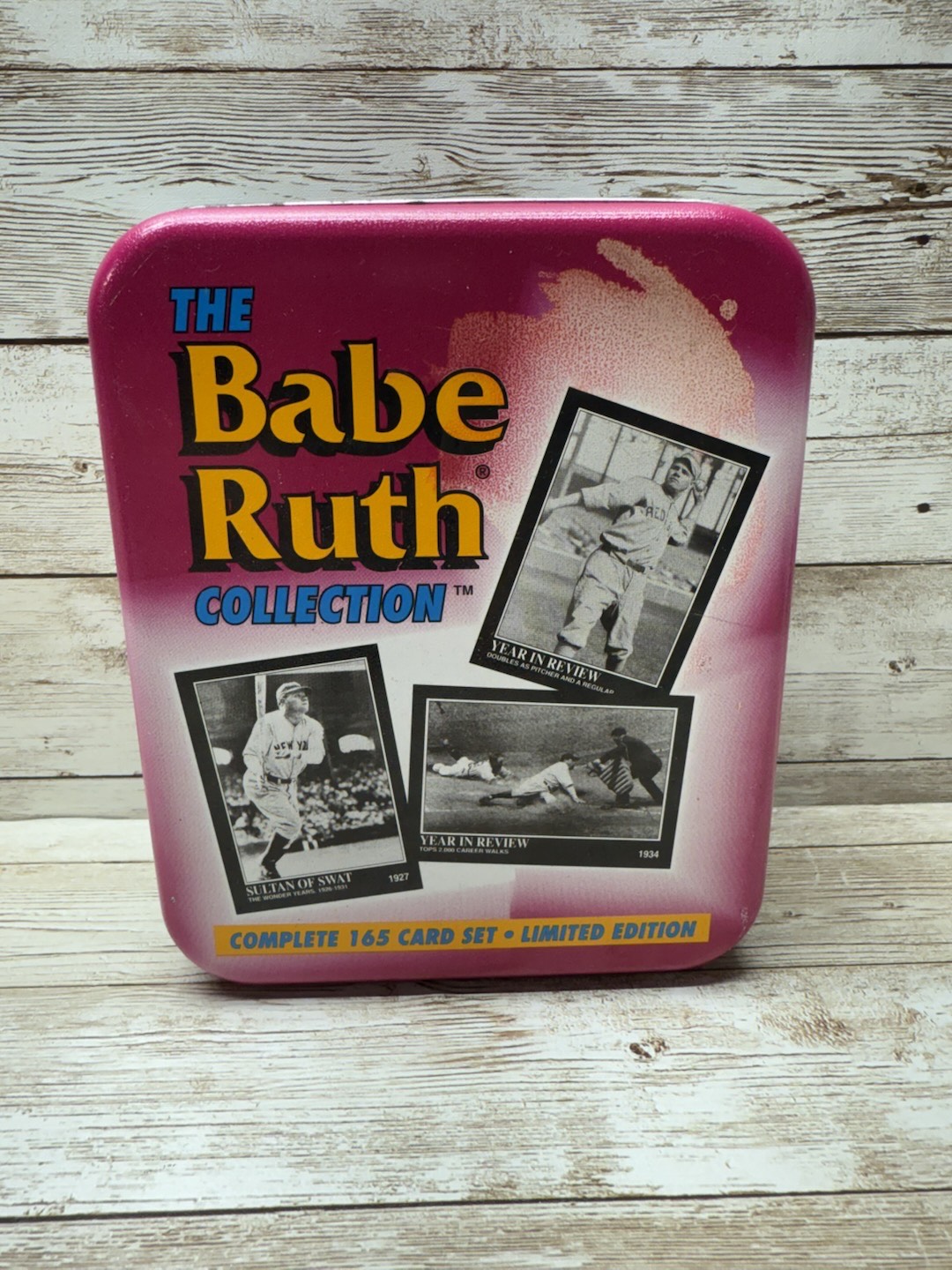 Babe Ruth Collection 165 Card Set Limited Edition Tin MegaCards 1992 MLB Babe Ruth Collection 165 Card Set Limited Edition Tin MegaCards 1992 MLB