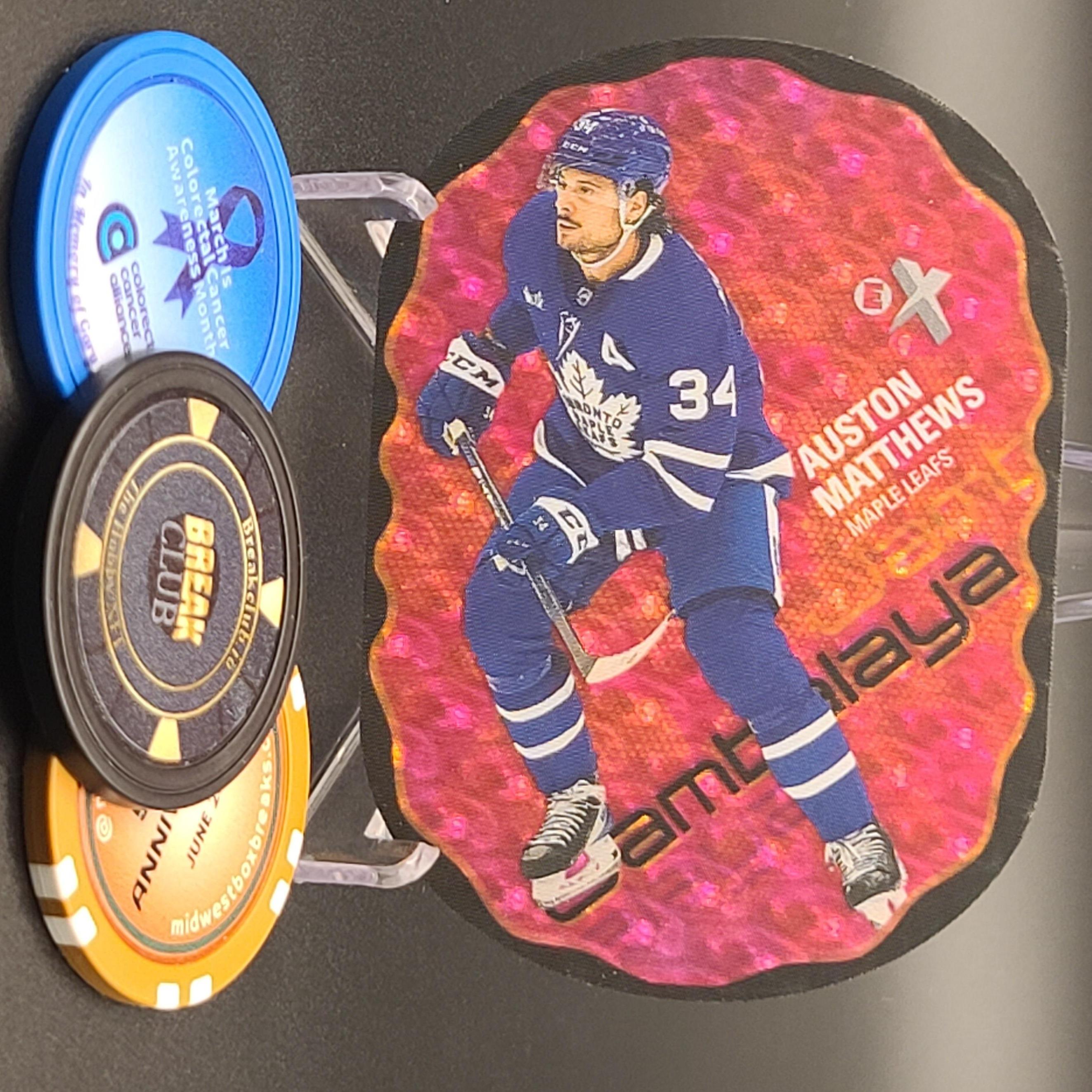 Auston Matthews 202223 Upper Deck Skybox NHL Metal Universe Jambalaya