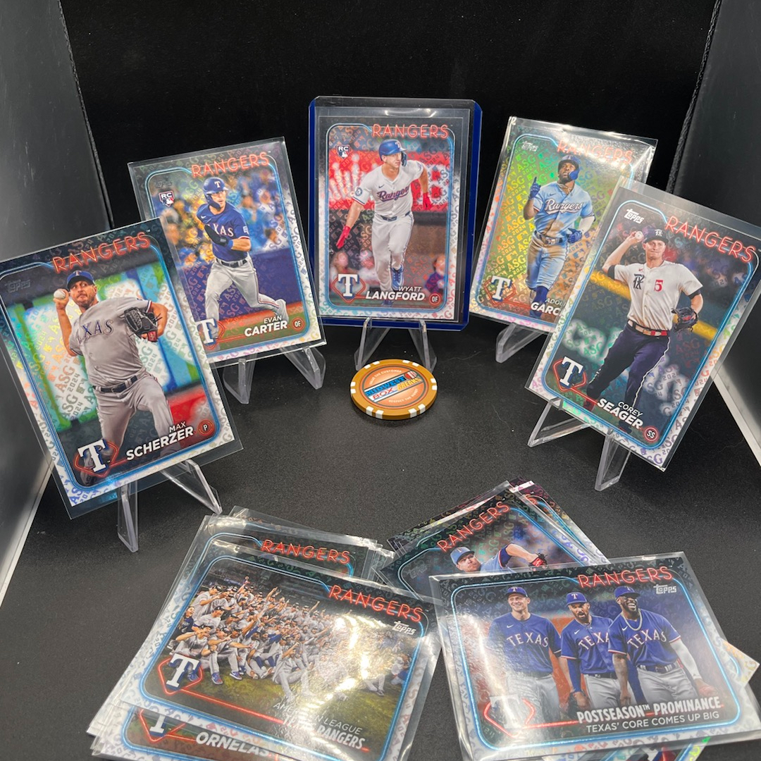Texas Rangers Complete Team Set 2024 Topps All Star Logofractor ...