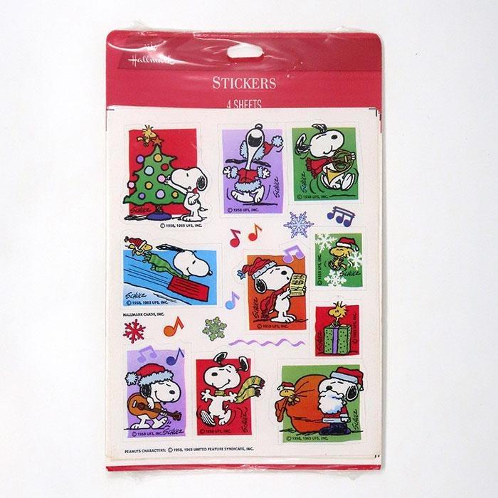 Peanuts Holiday Sticker Set - Snoopy & Friends