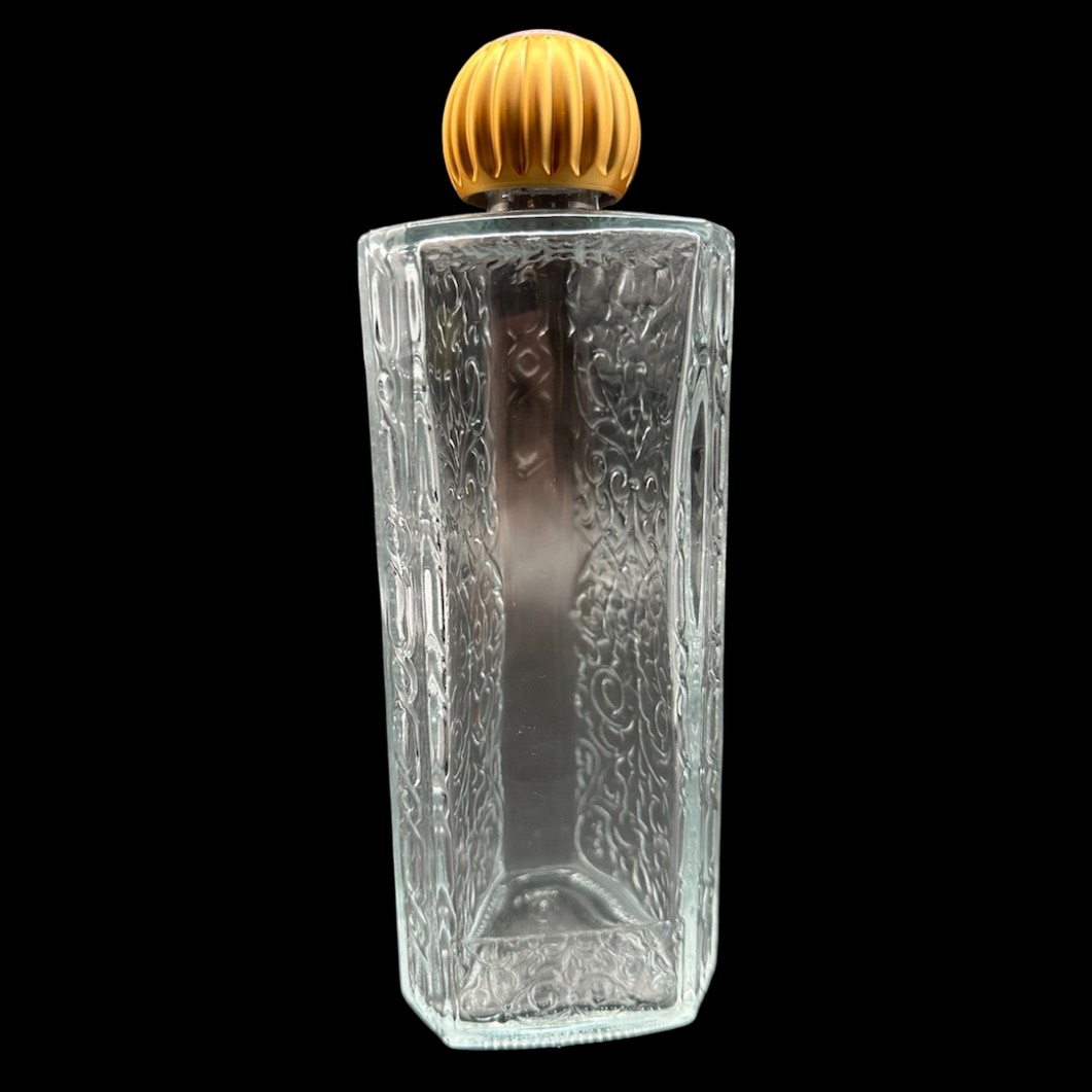 Lamp Berger Glass Perfume “Sylla” Intricate Patterned Bottle, 500ml, 9”